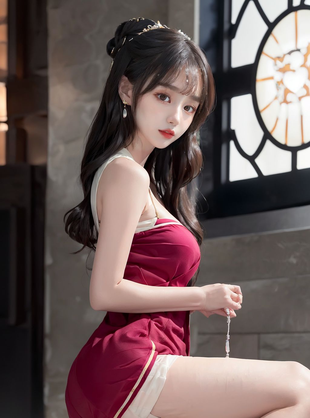 AI 생성] kaiysx: 캐미솔 드레스 (89장)
