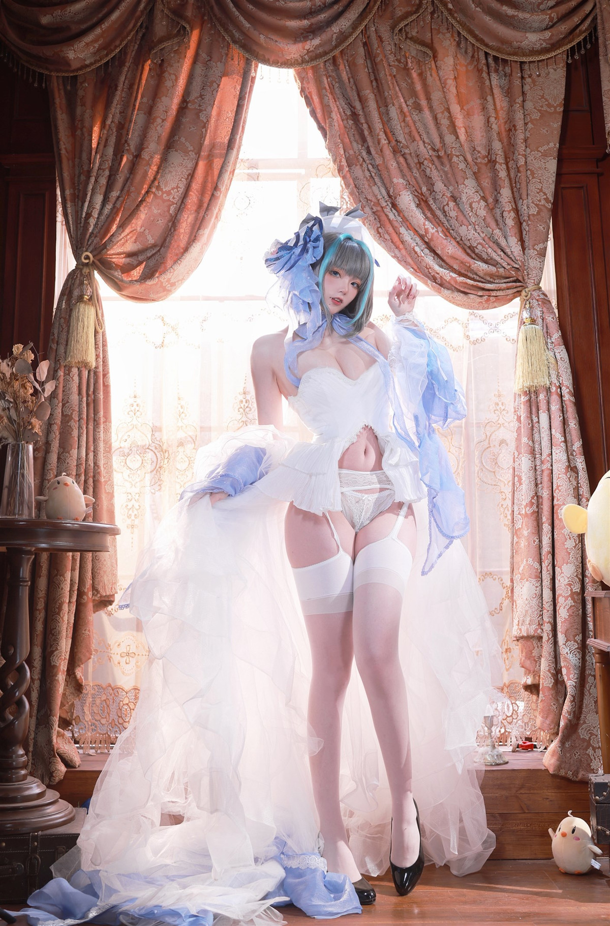 Cosplay 起司块wii 柴郡礼服