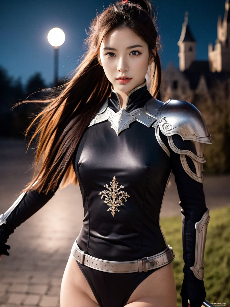 AI 生成 ~X里卡 - 舊城堡的騎士