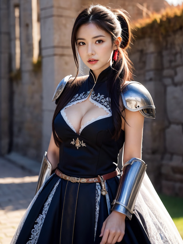 AI 生成 ~X里卡 - 舊城堡的騎士