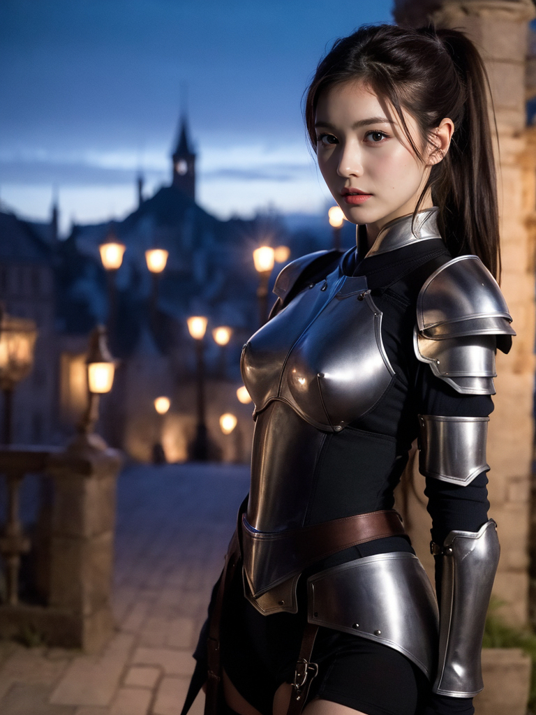 AI 生成 ~X里卡 - 舊城堡的騎士