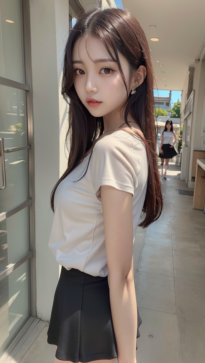 AI สร้าง~เอไอ สำหรับคุณ ▶AFY-เสื้อ กระโปรงดำ