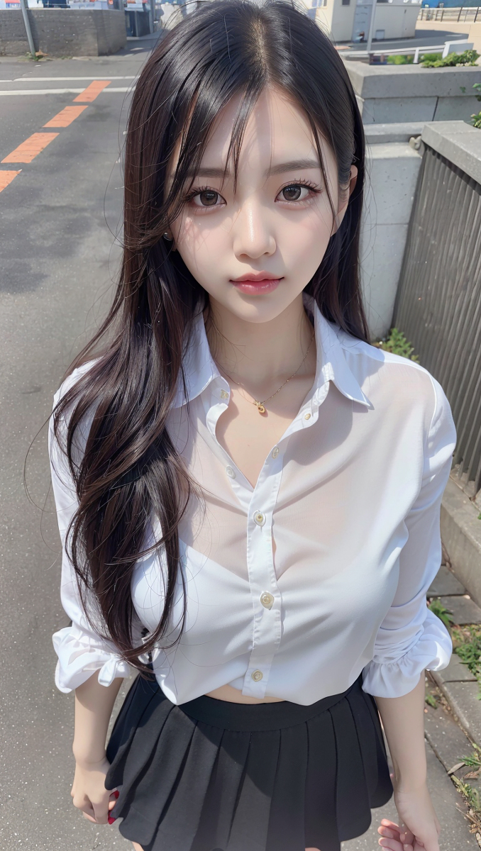 AI สร้าง~เอไอ สำหรับคุณ ▶AFY-เสื้อ กระโปรงดำ