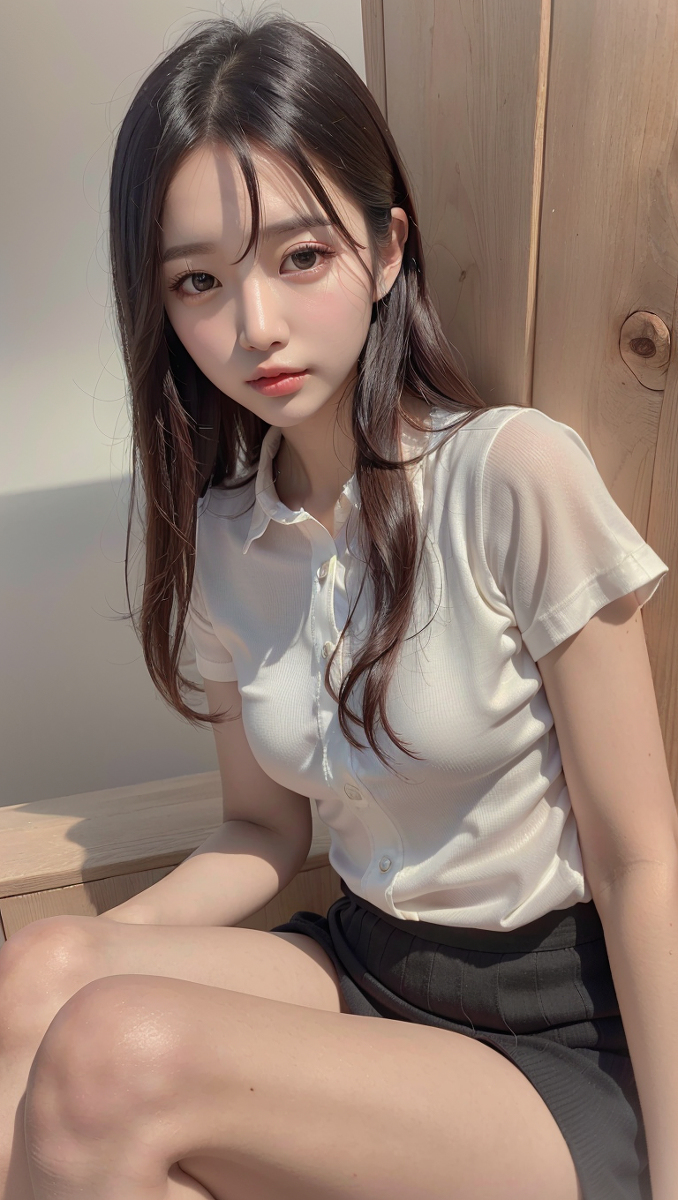 AI สร้าง~เอไอ สำหรับคุณ ▶AFY-เสื้อ กระโปรงดำ