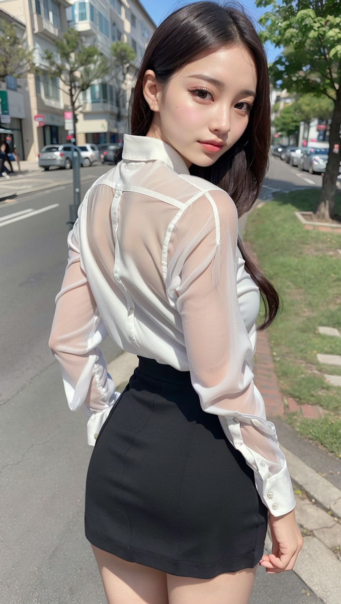 AI Sinh ~ AI FOR YOU ▶ AFY-Shirt Váy Đen