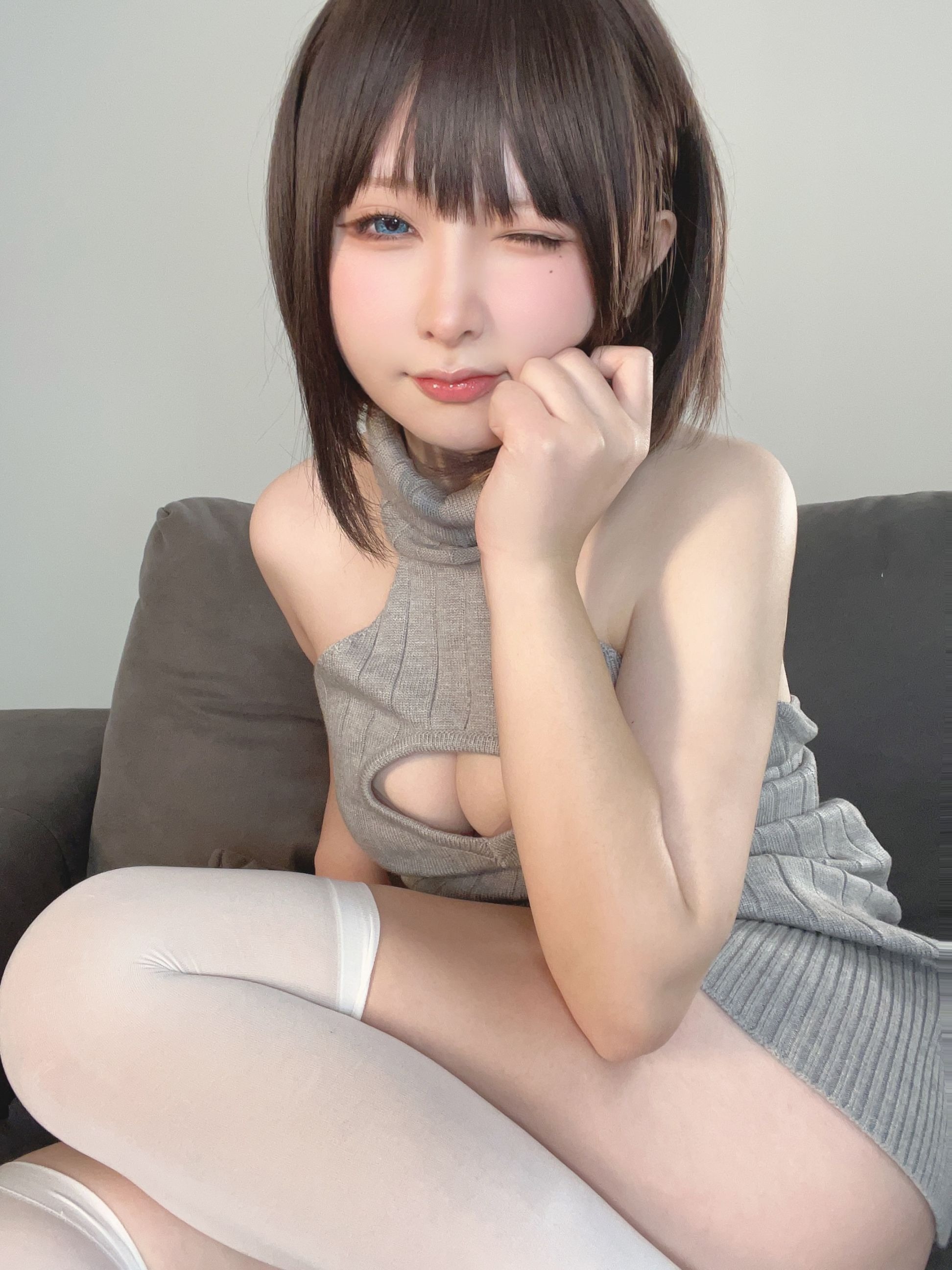 อิงลี่ลี่ ภาพเซลฟี่แฟนสาวในวันหนาว [30P-245MB
