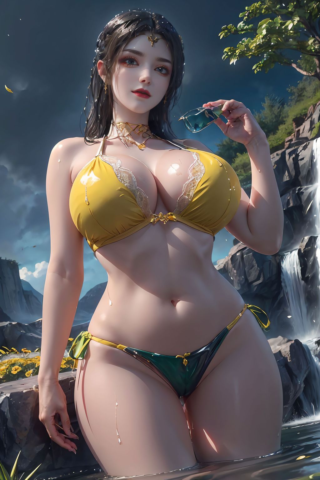 Kuzan AI動漫女角：美杜莎全套 55P