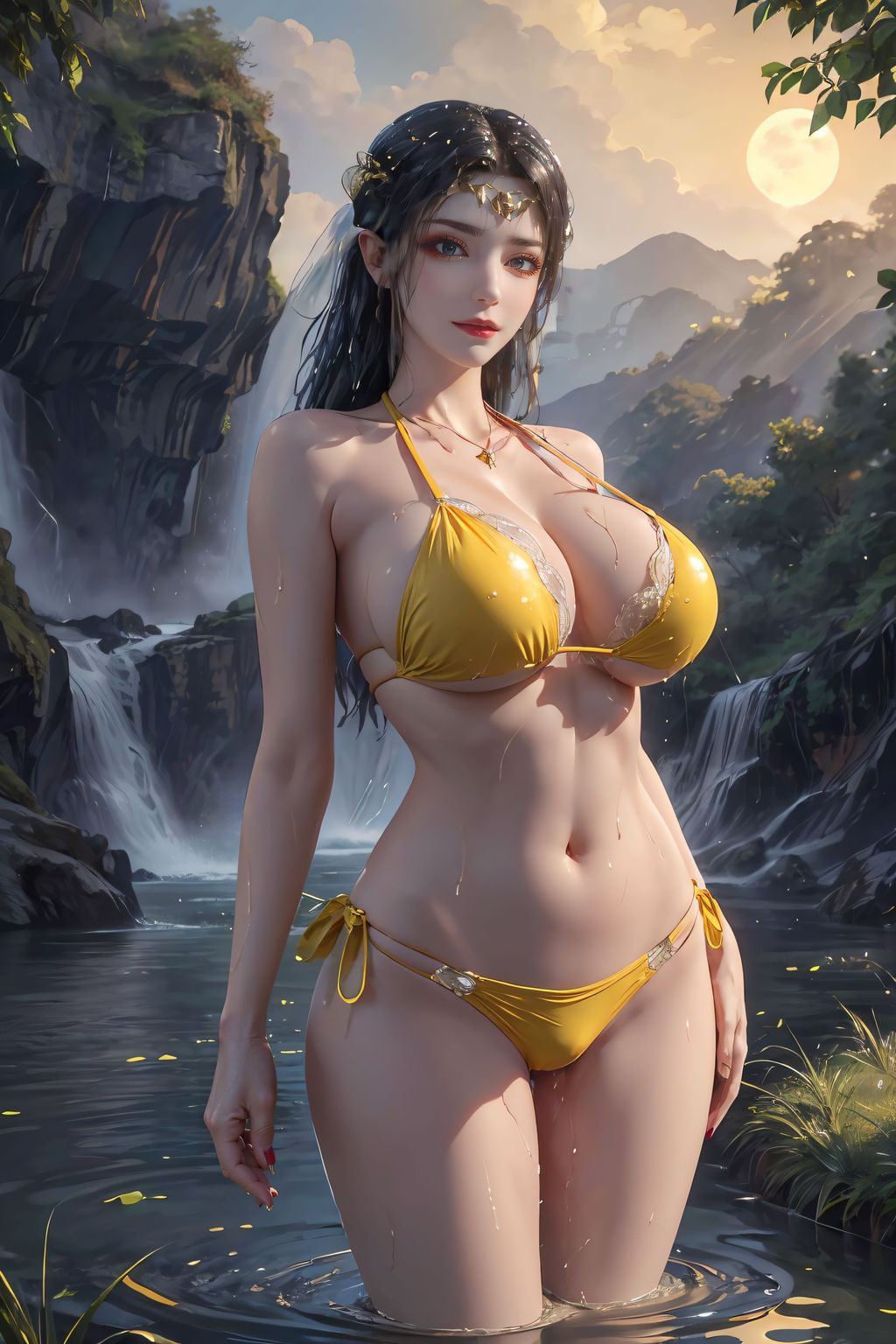 Kuzan AI動漫女角：美杜莎全套 55P