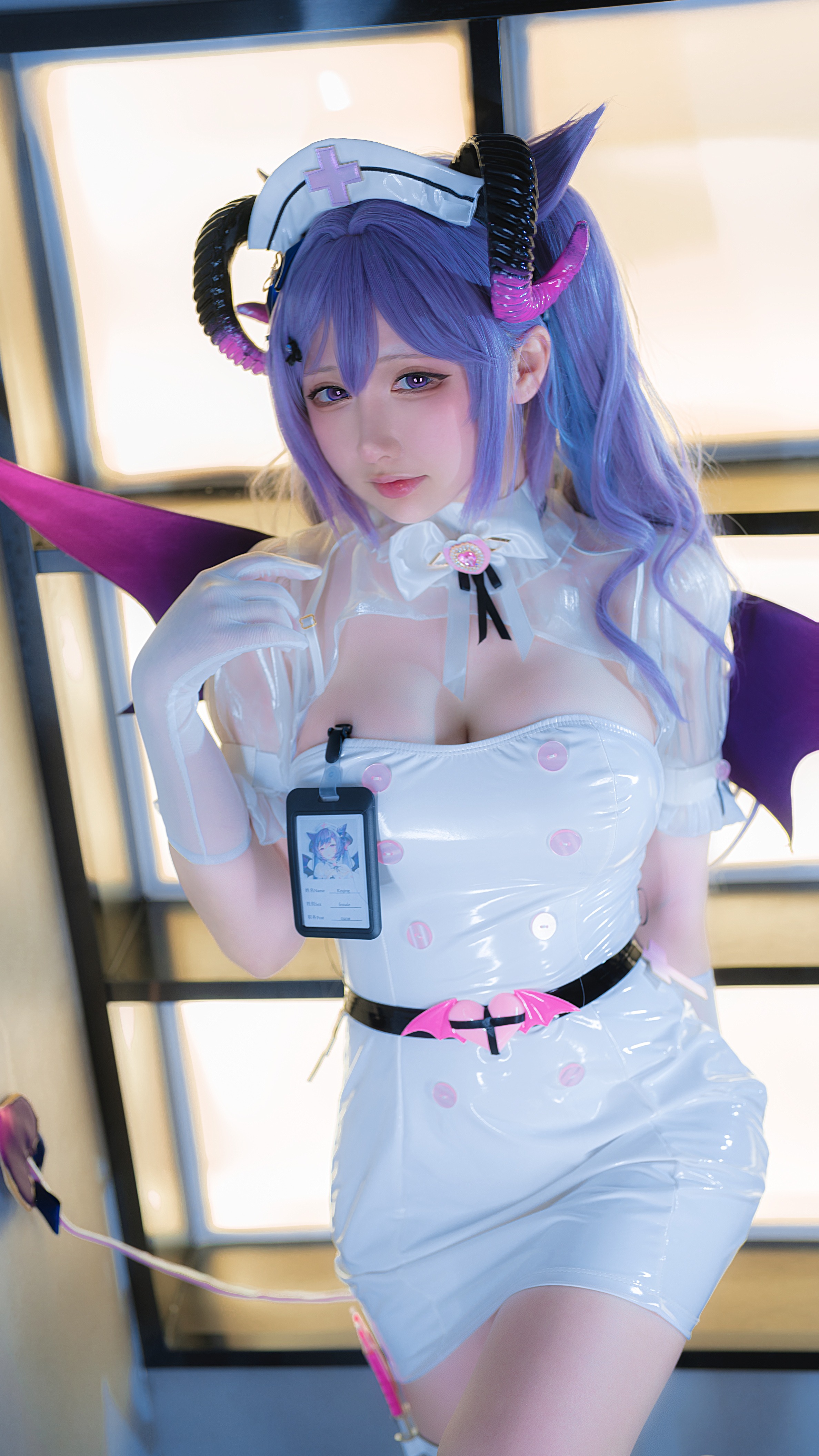 樱梨梨 刻晴魅魔护士 30P