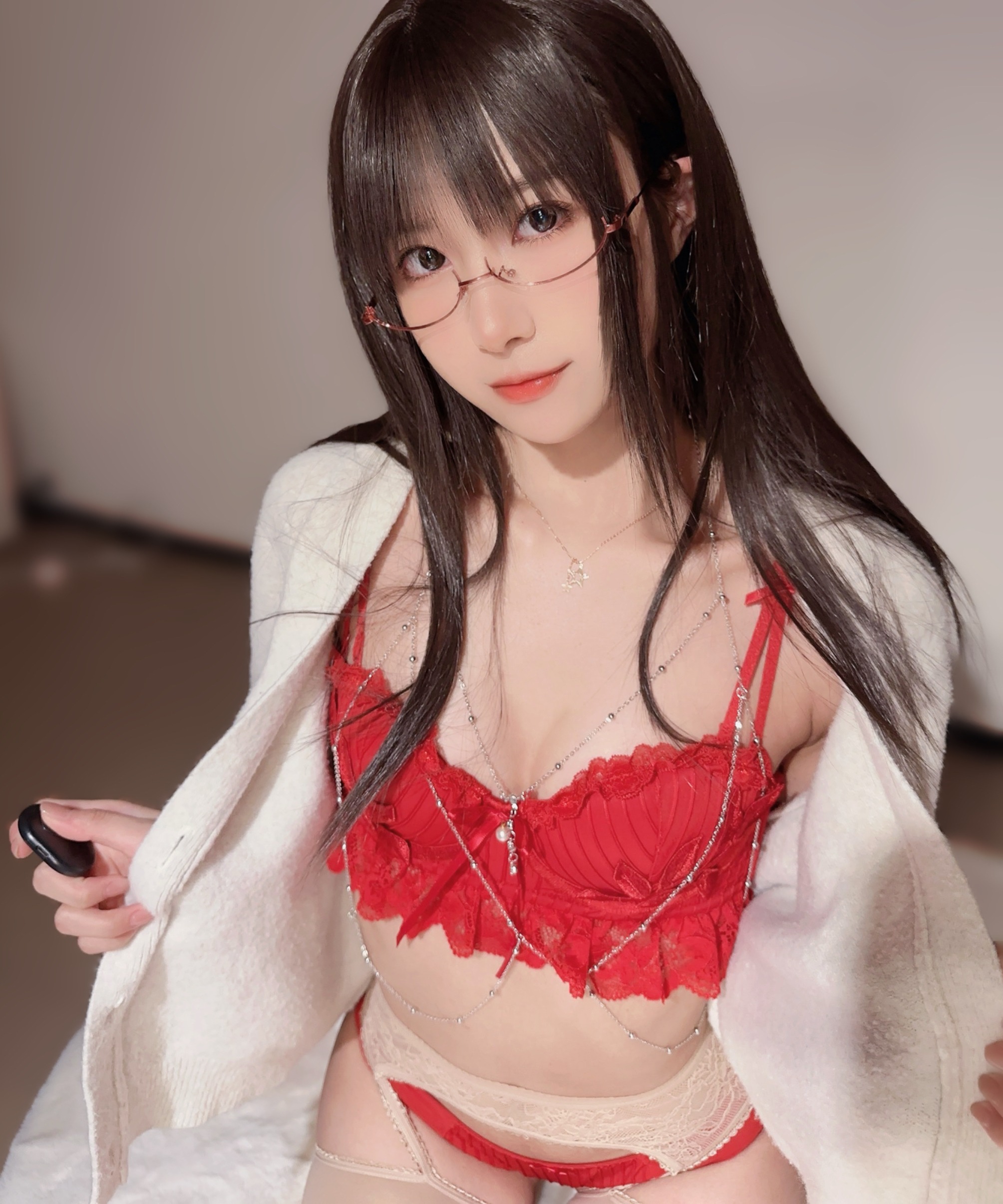 布丁大法覆盆子眼镜娘 Cosplay 写真