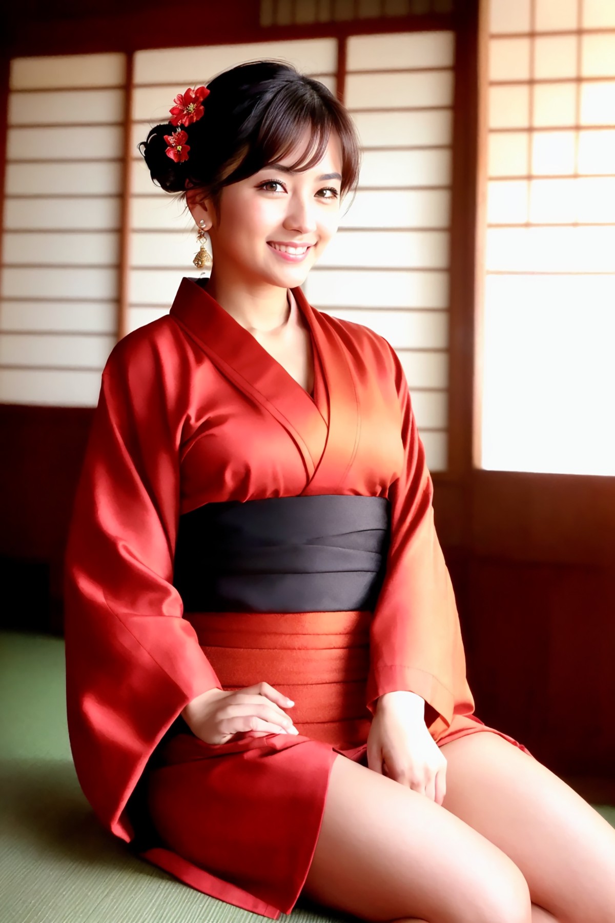 AIModel Vol.126 Silk Pastel Kimono