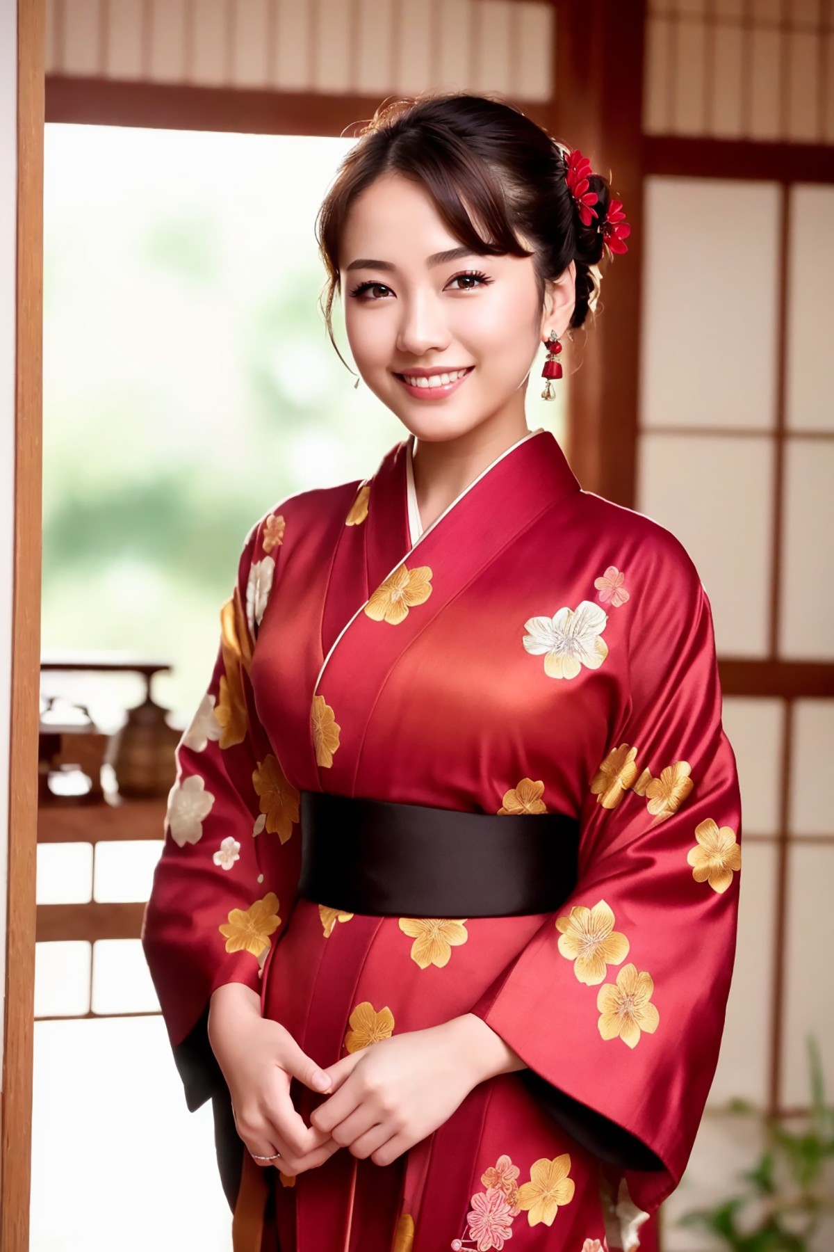 AIModel Vol.126 Silk Pastel Kimono