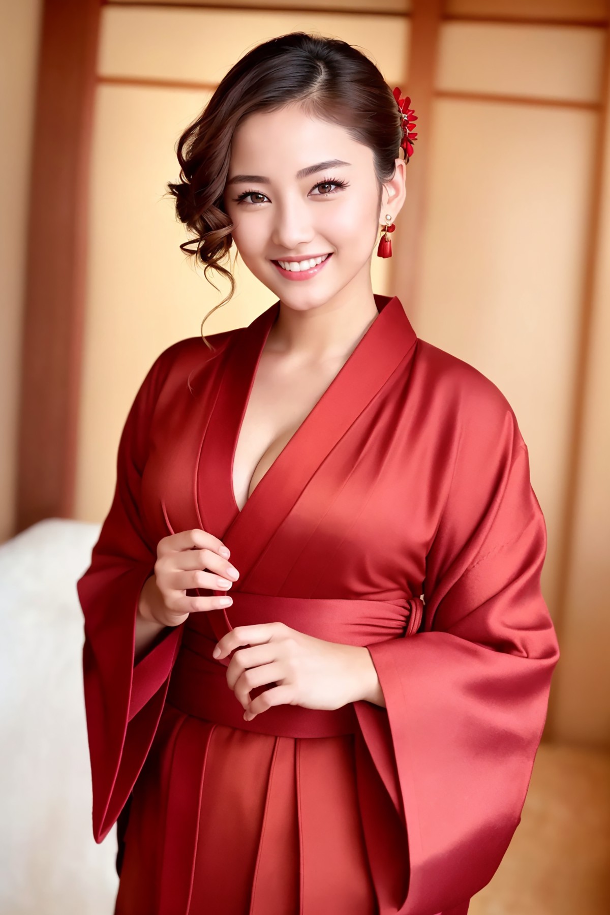 AIModel Vol.126 Silk Pastel Kimono
