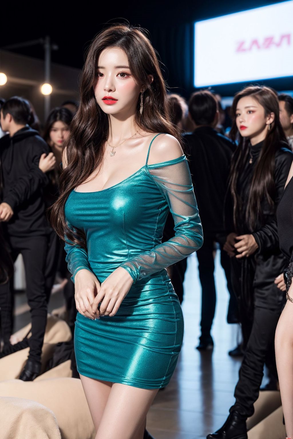 AI 생성] 섹시 치파오 긴 다리 요시 아름다운 다리 하이힐 (91 사진)