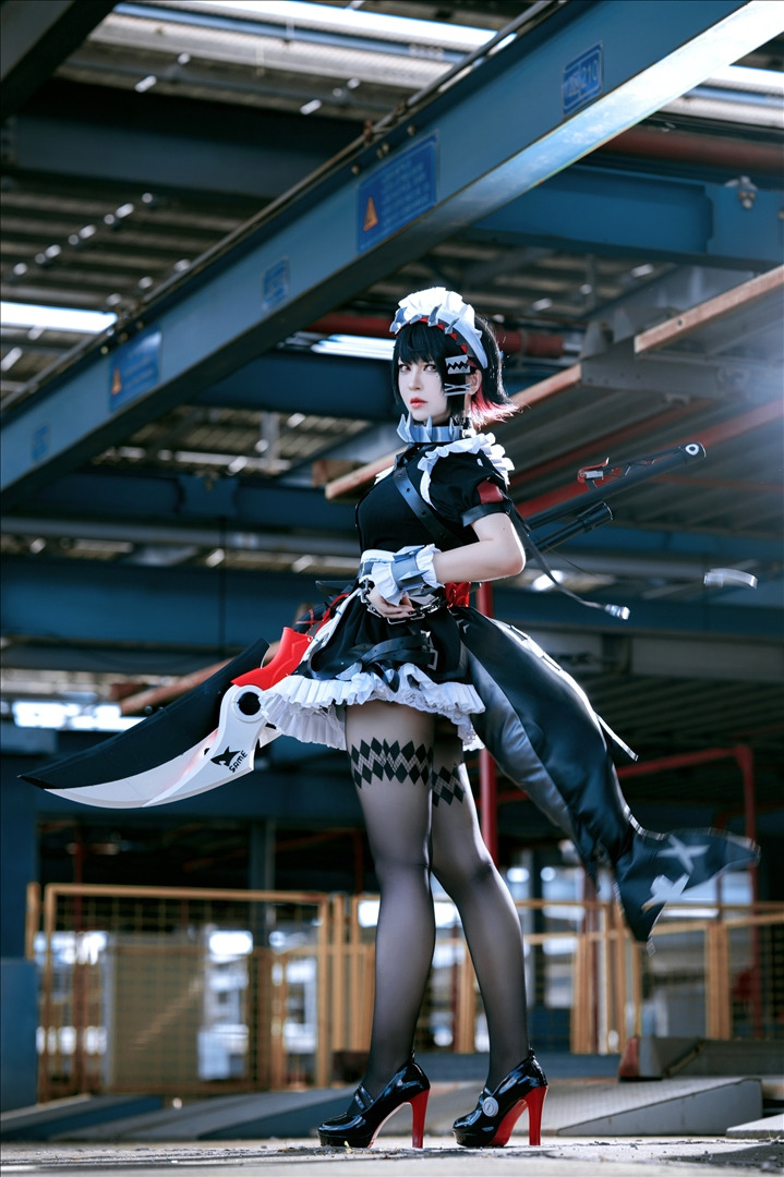 半半子 鲨鱼妹 Cosplay 48P