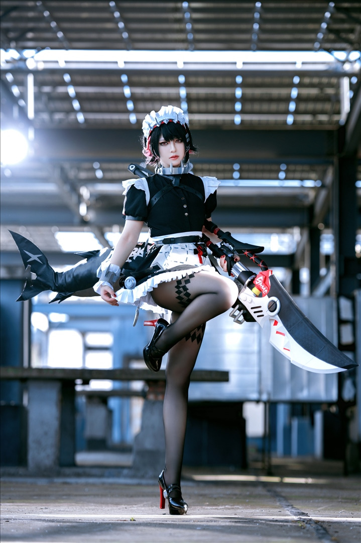半半子 鲨鱼妹 Cosplay 48P