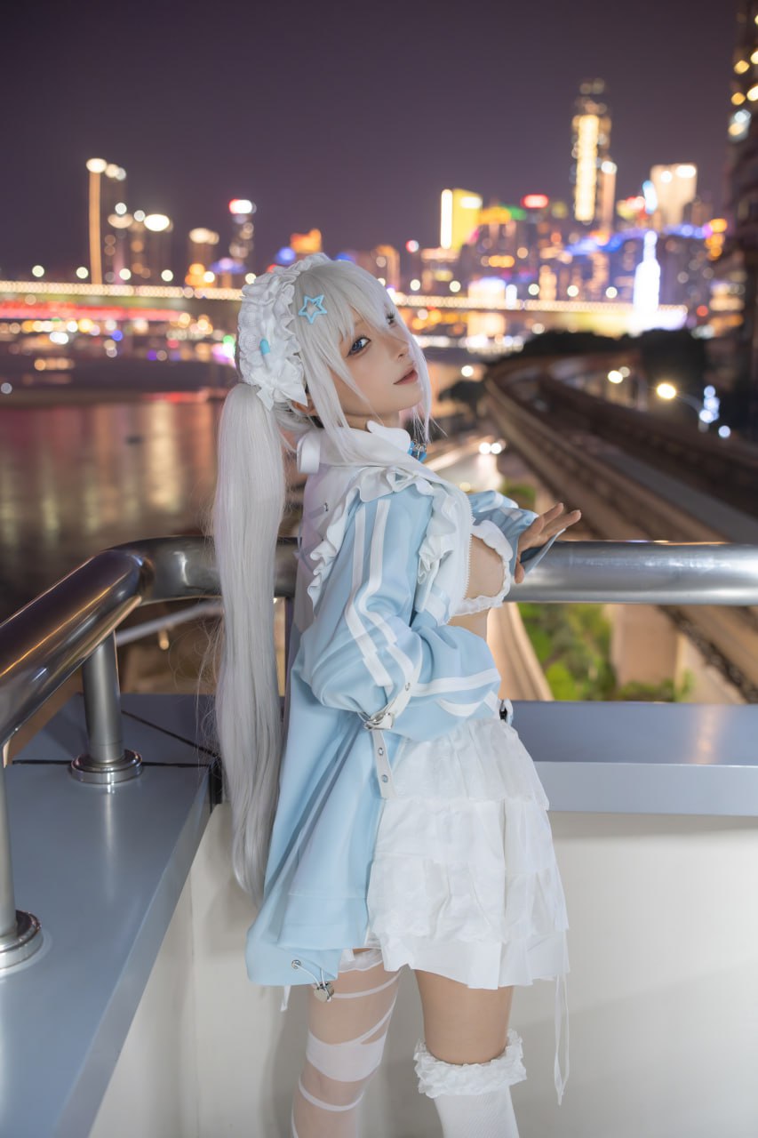 蠢沫沫《水色》244P1V Cosplay写真套图