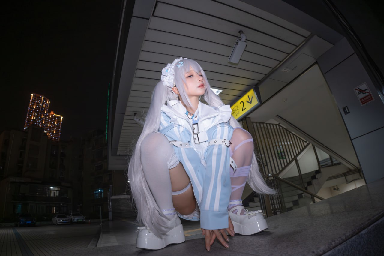 蠢沫沫《水色》244P1V Cosplay写真套图