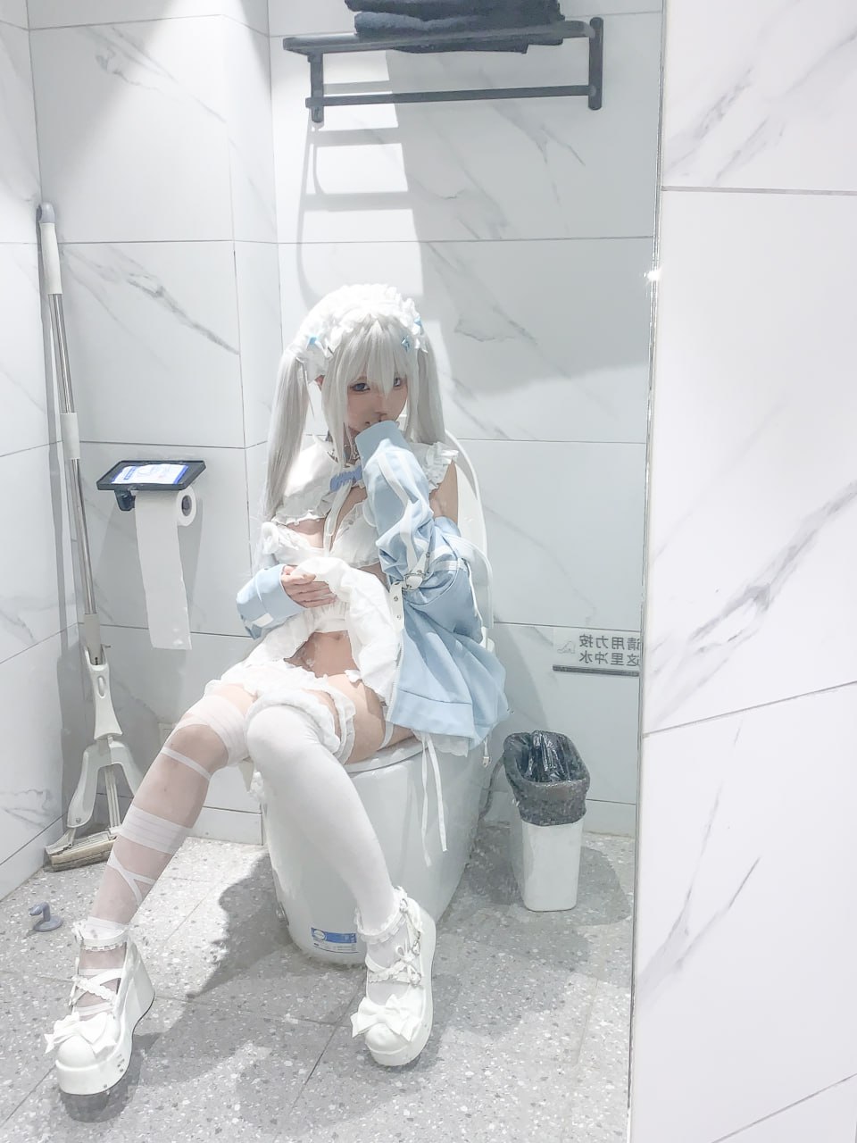 Chun Momo『水色』244P1V コスプレ写真セット