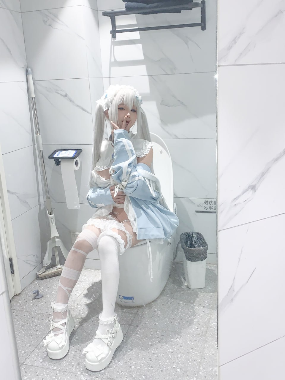 Chun Momo『水色』244P1V コスプレ写真セット