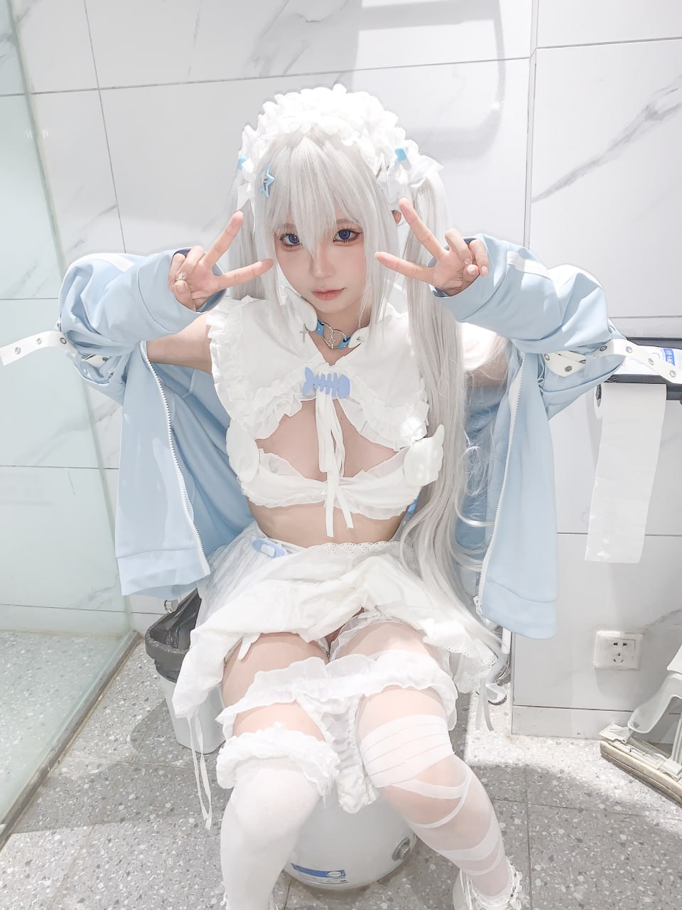 Chun Momo『水色』244P1V コスプレ写真セット