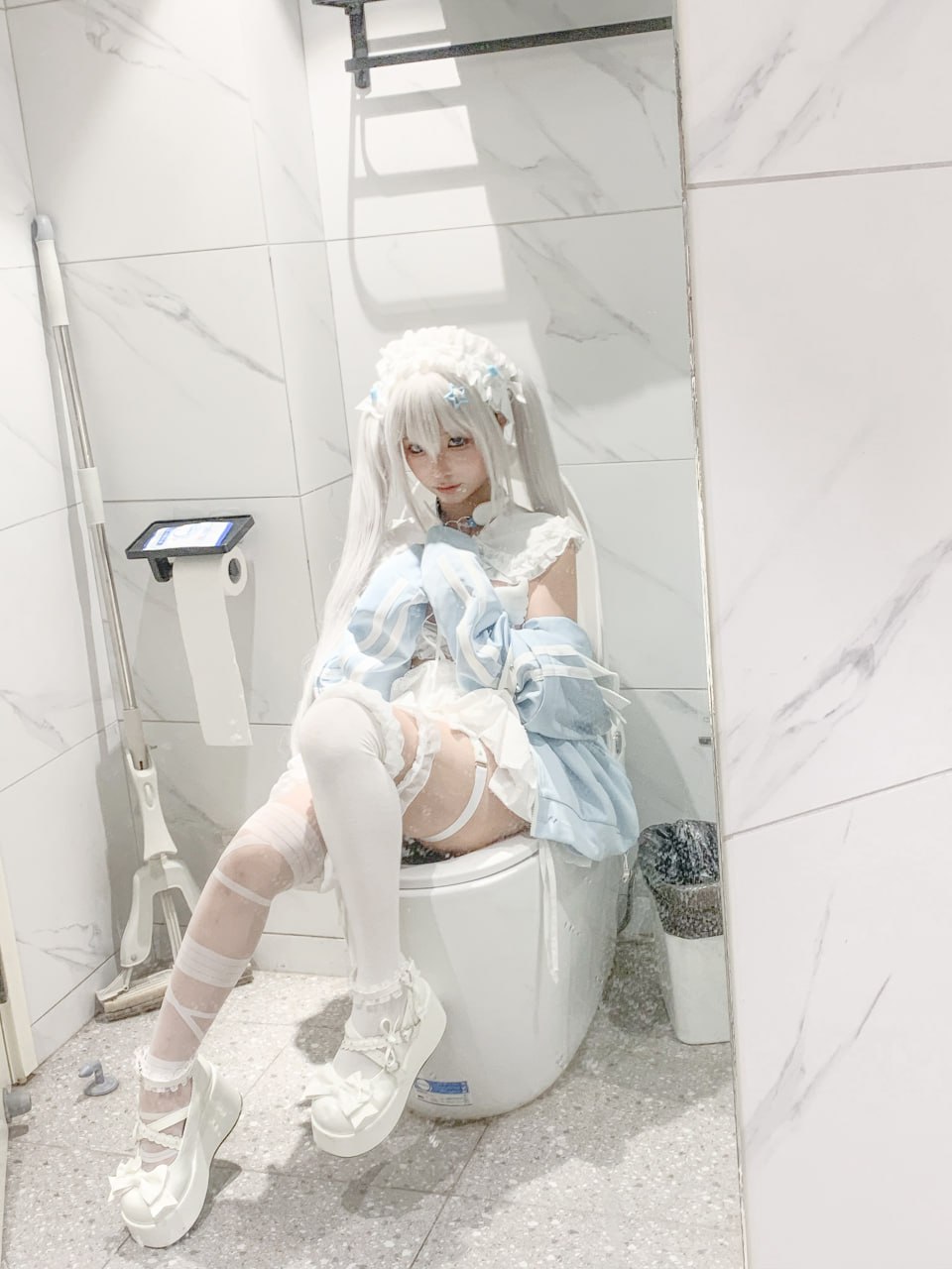 Chun Momo『水色』244P1V コスプレ写真セット