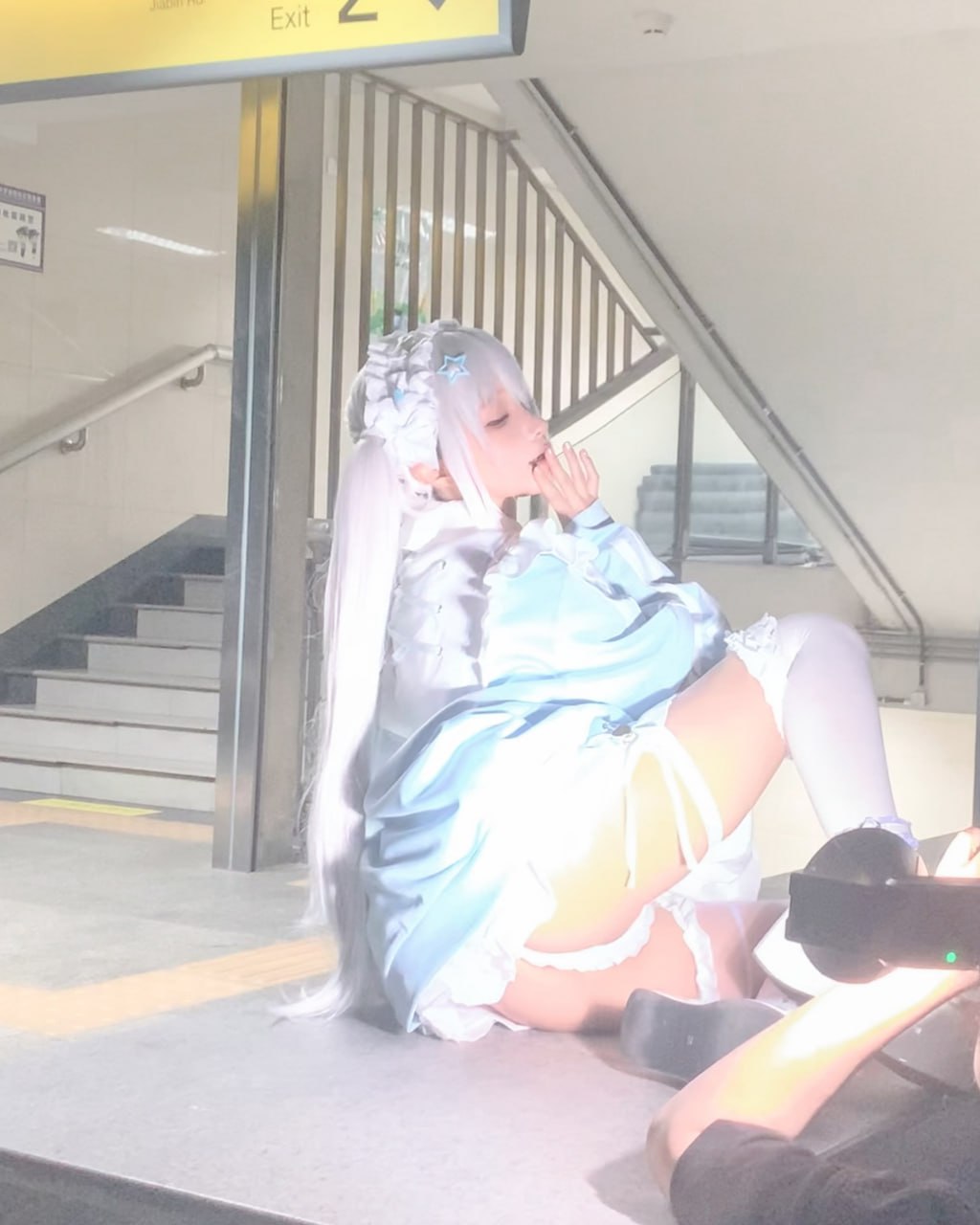蠢沫沫《水色》244P1V Cosplay写真套图