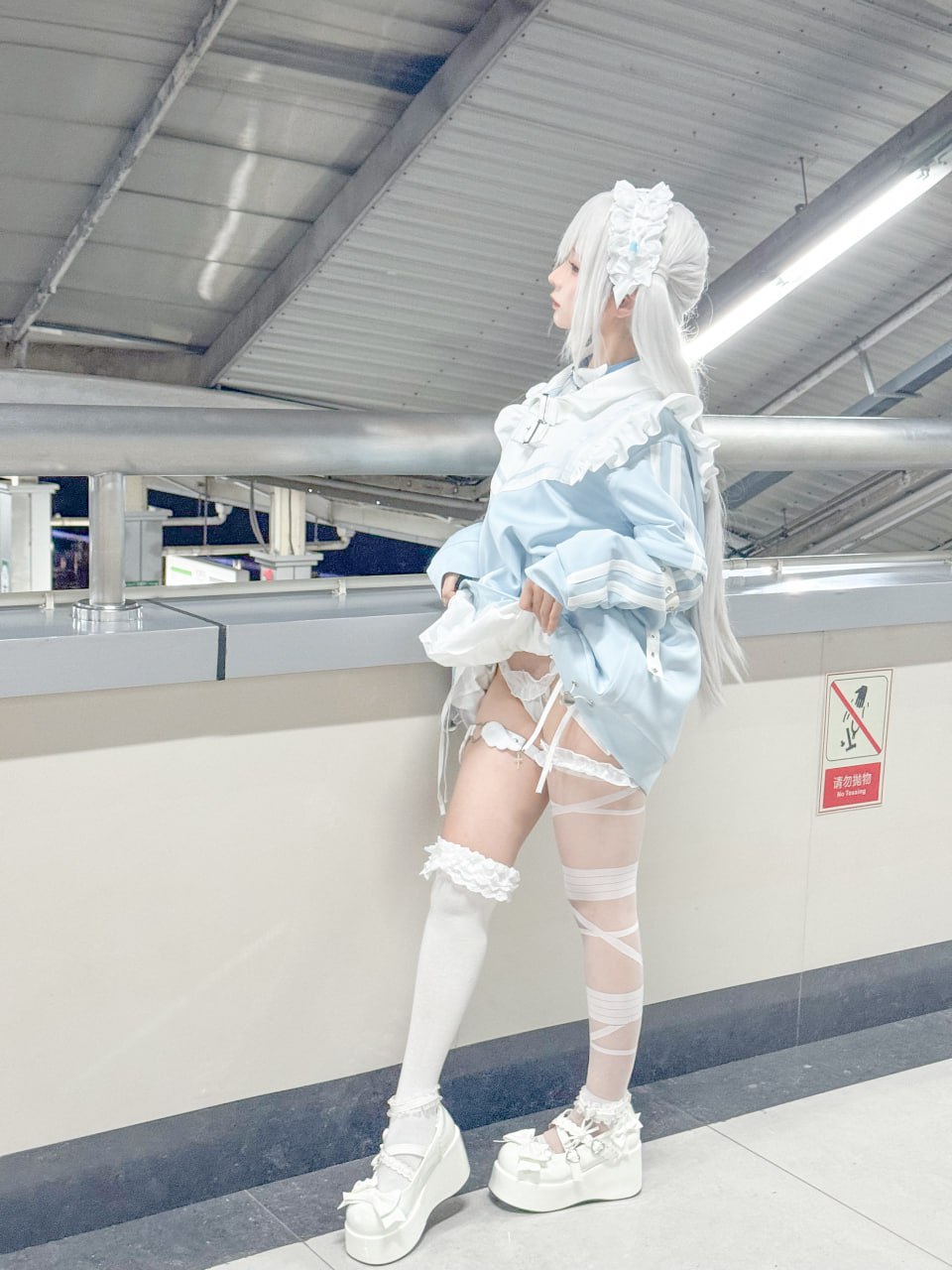 蠢沫沫《水色》244P1V Cosplay写真套图