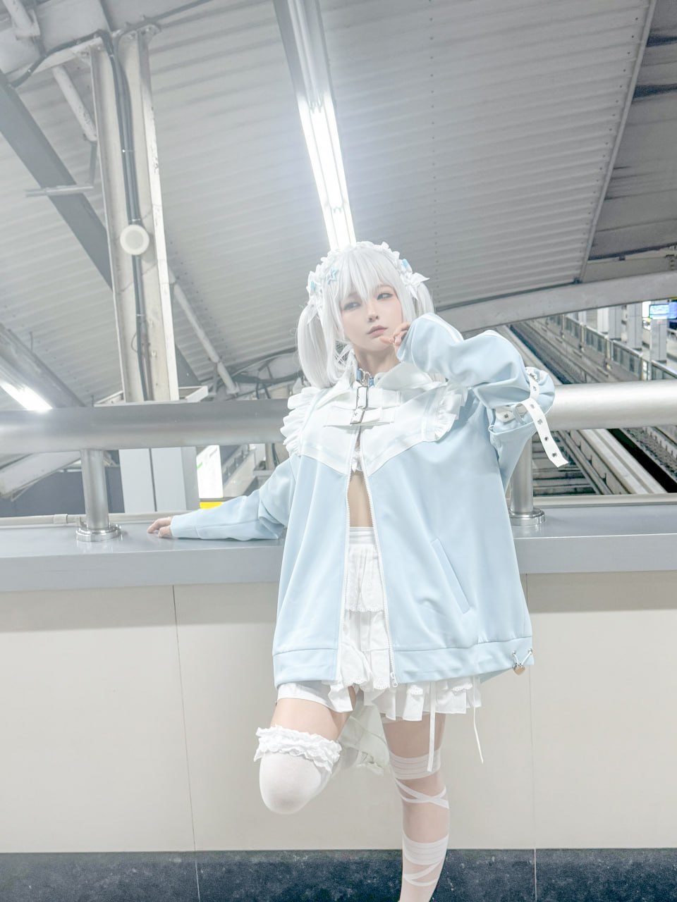 蠢沫沫《水色》244P1V Cosplay写真套图