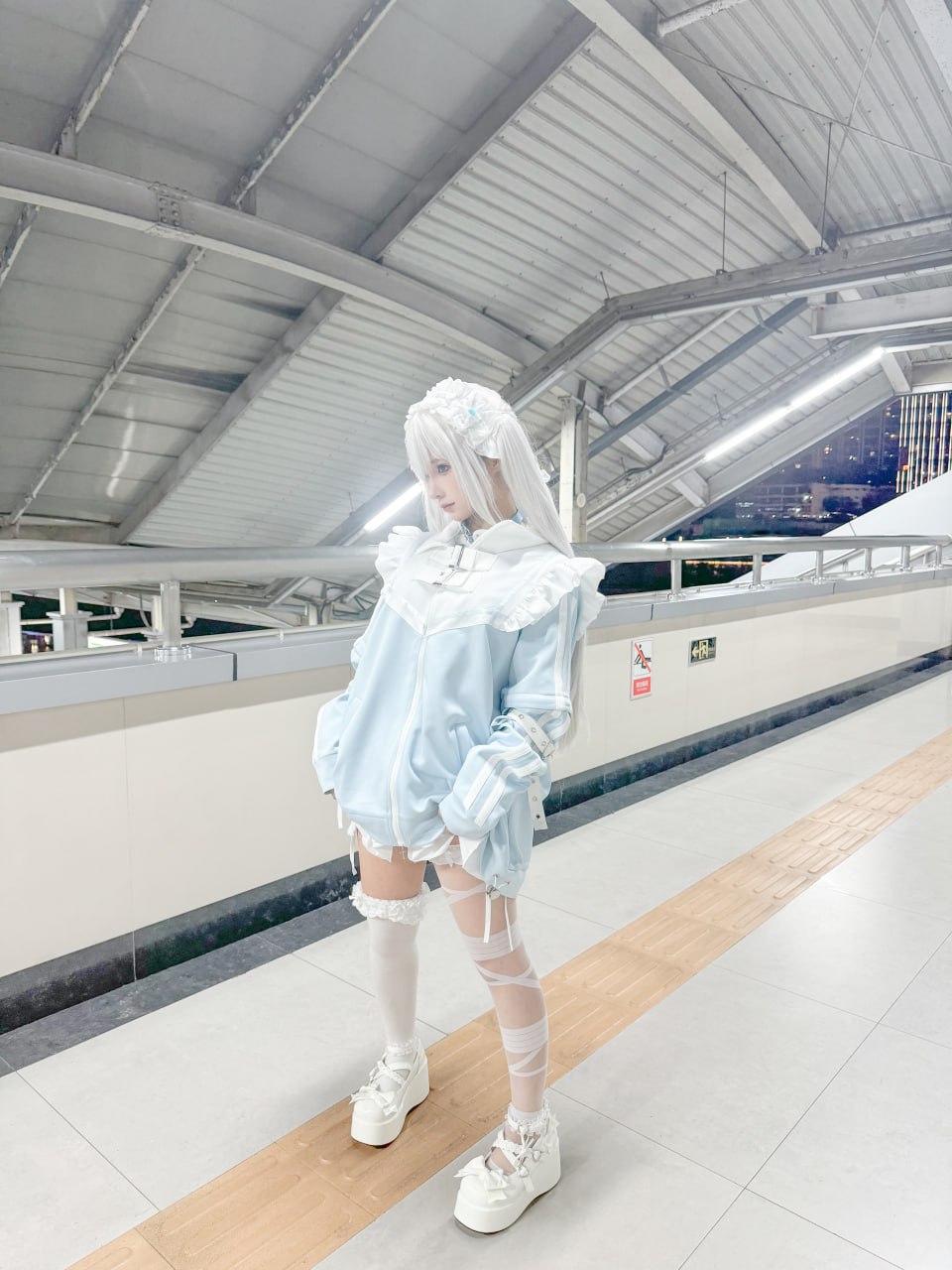 蠢沫沫《水色》244P1V Cosplay写真套图