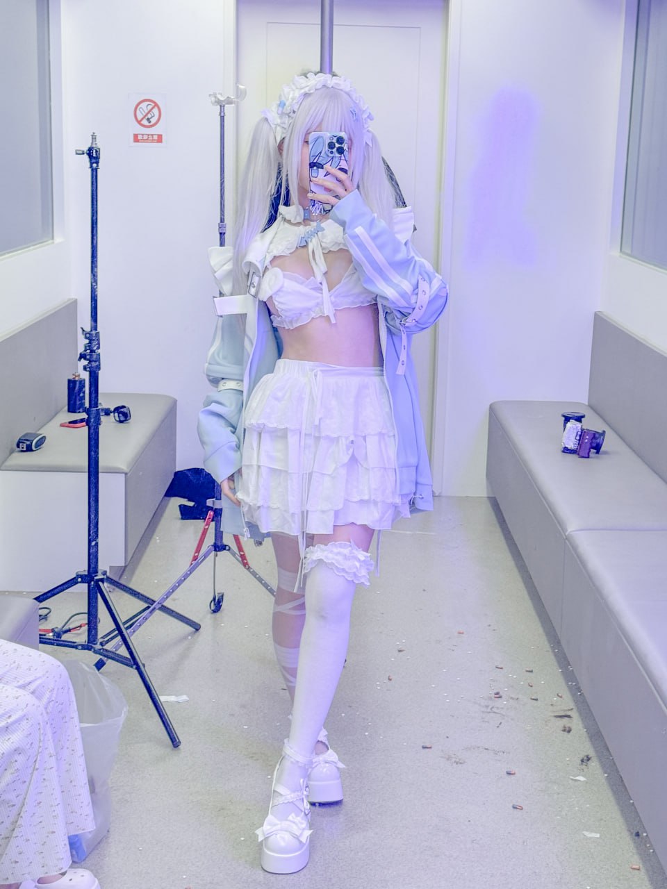蠢沫沫《水色》244P1V Cosplay写真套图