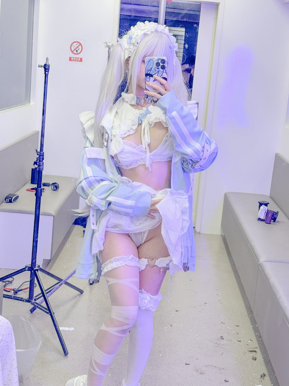 蠢沫沫《水色》244P1V Cosplay写真套图