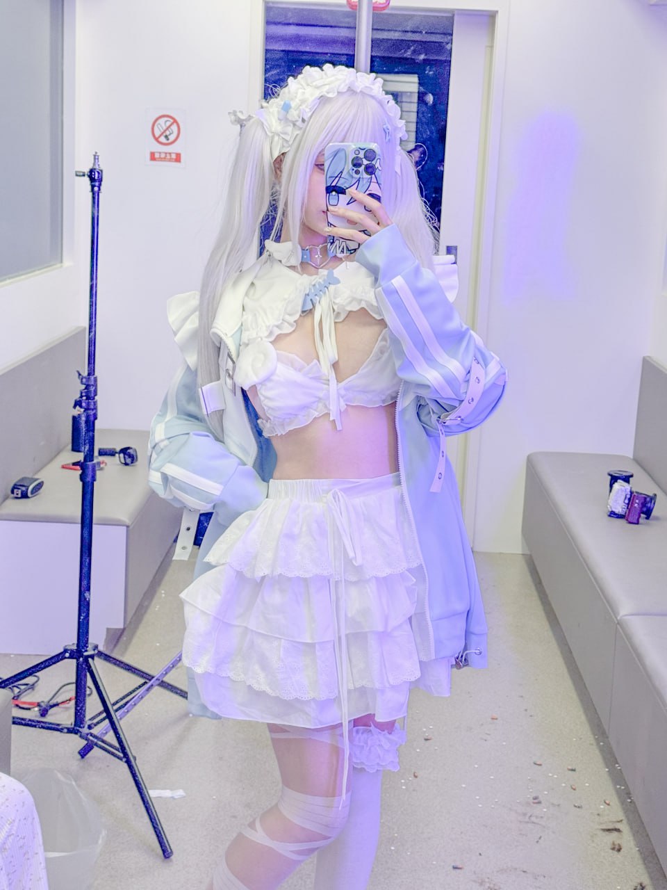 蠢沫沫《水色》244P1V Cosplay写真套图