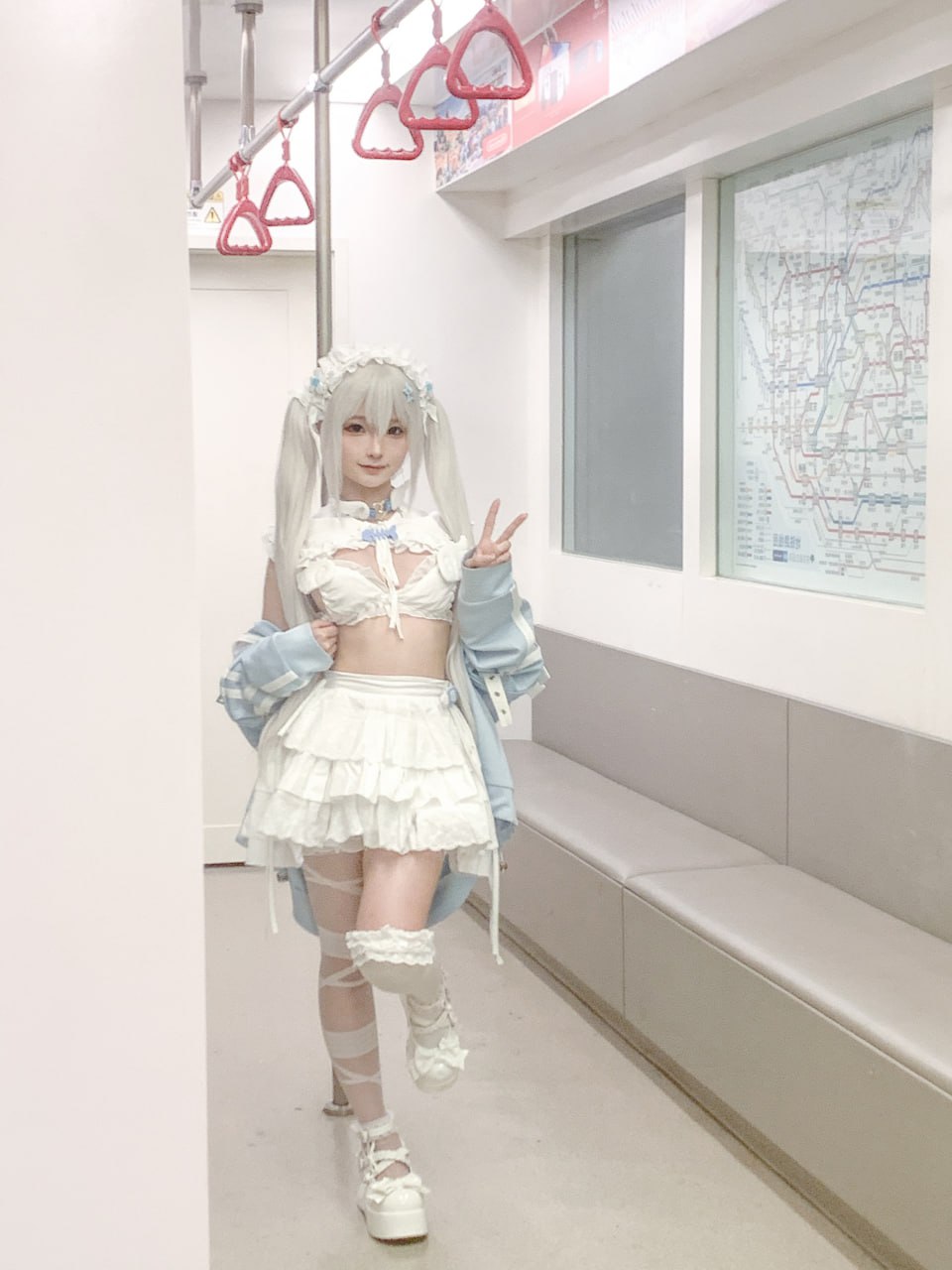 蠢沫沫《水色》244P1V Cosplay写真套图