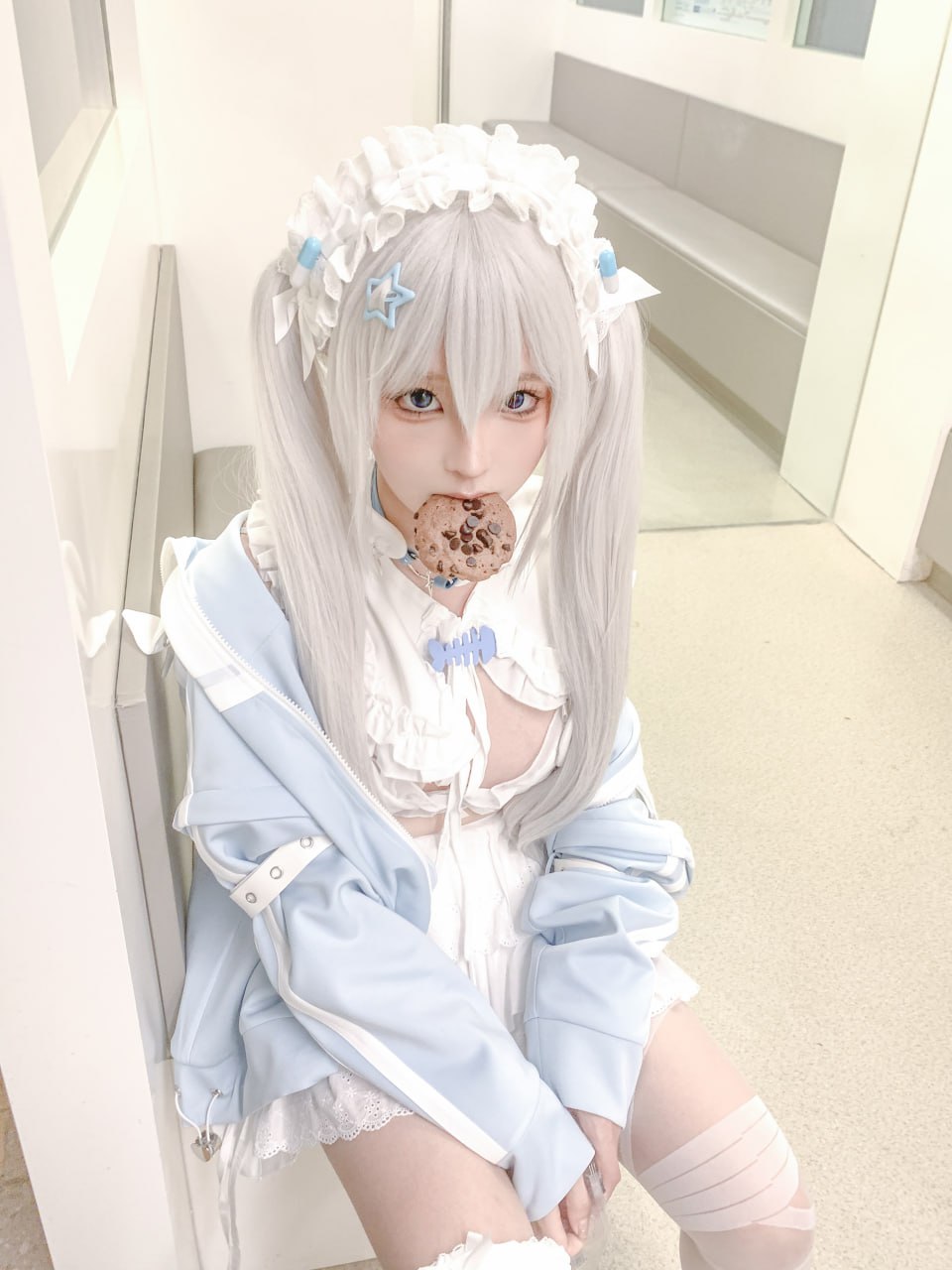 蠢沫沫《水色》244P1V Cosplay写真套图