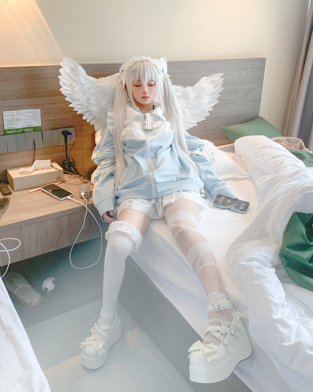 蠢沫沫《水色》244P1V Cosplay写真套图