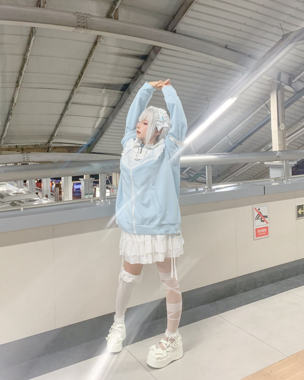 蠢沫沫《水色》244P1V Cosplay写真套图