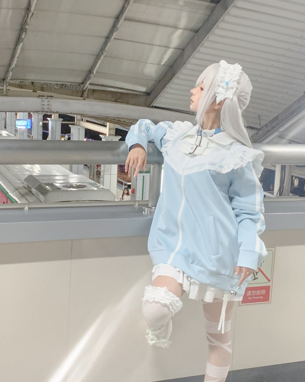 蠢沫沫《水色》244P1V Cosplay写真套图