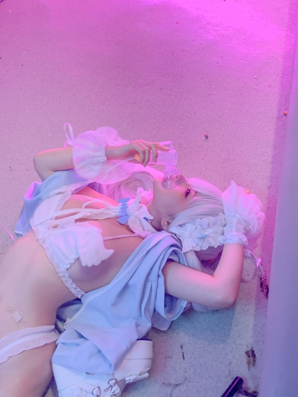 蠢沫沫《水色》244P1V Cosplay写真套图