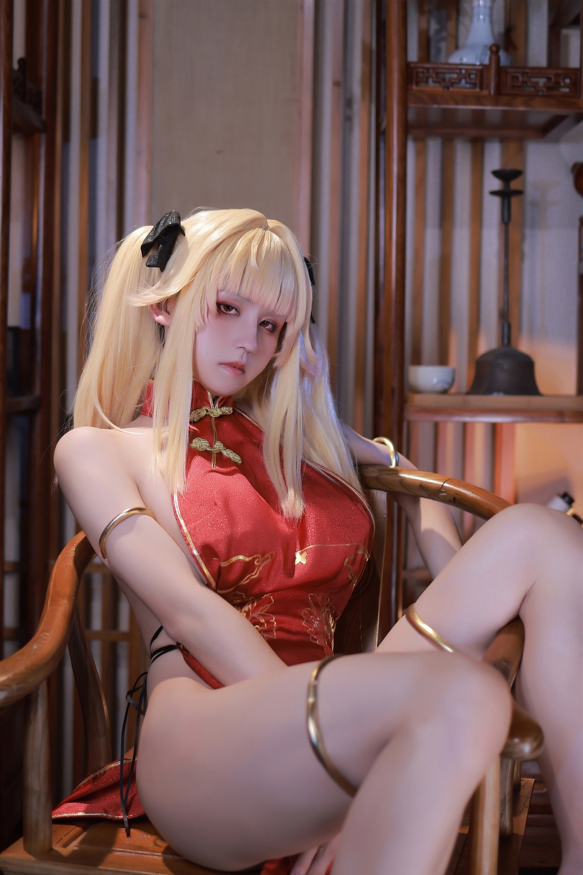 Sakura Man San Shi, Moe Ji Union, Qipao
