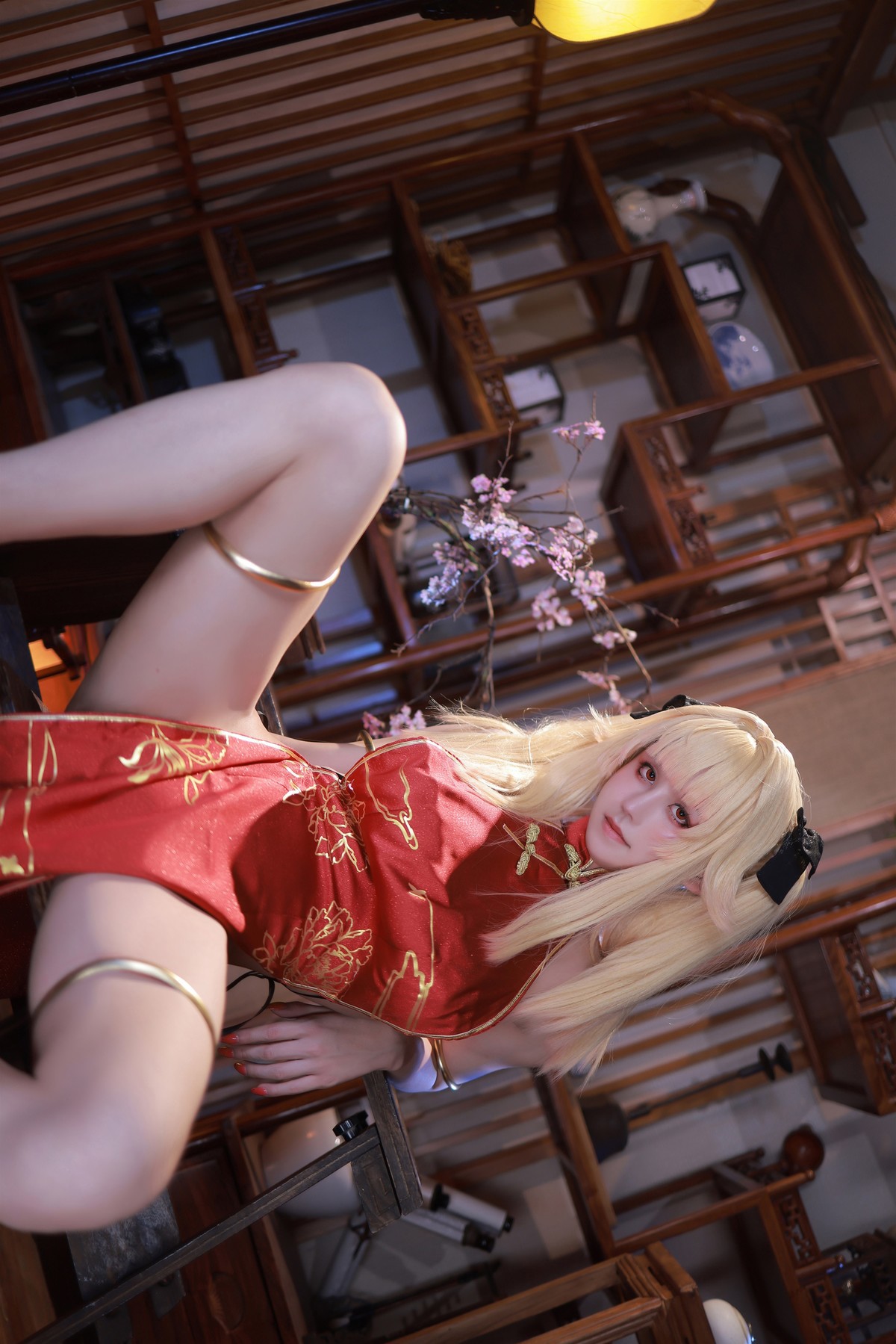 桜満三時 萌姫連合 旗袍