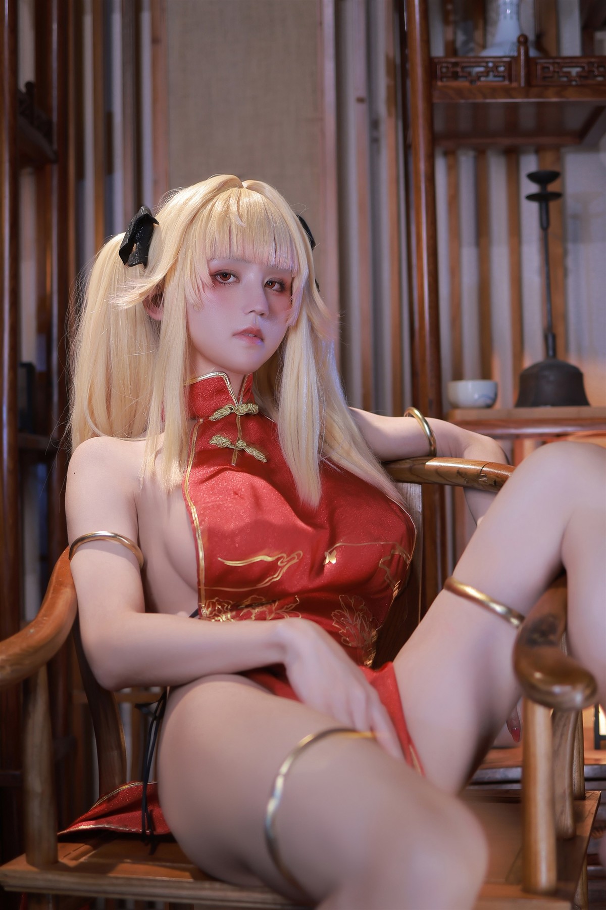 Sakura Man San Shi, Moe Ji Union, Qipao