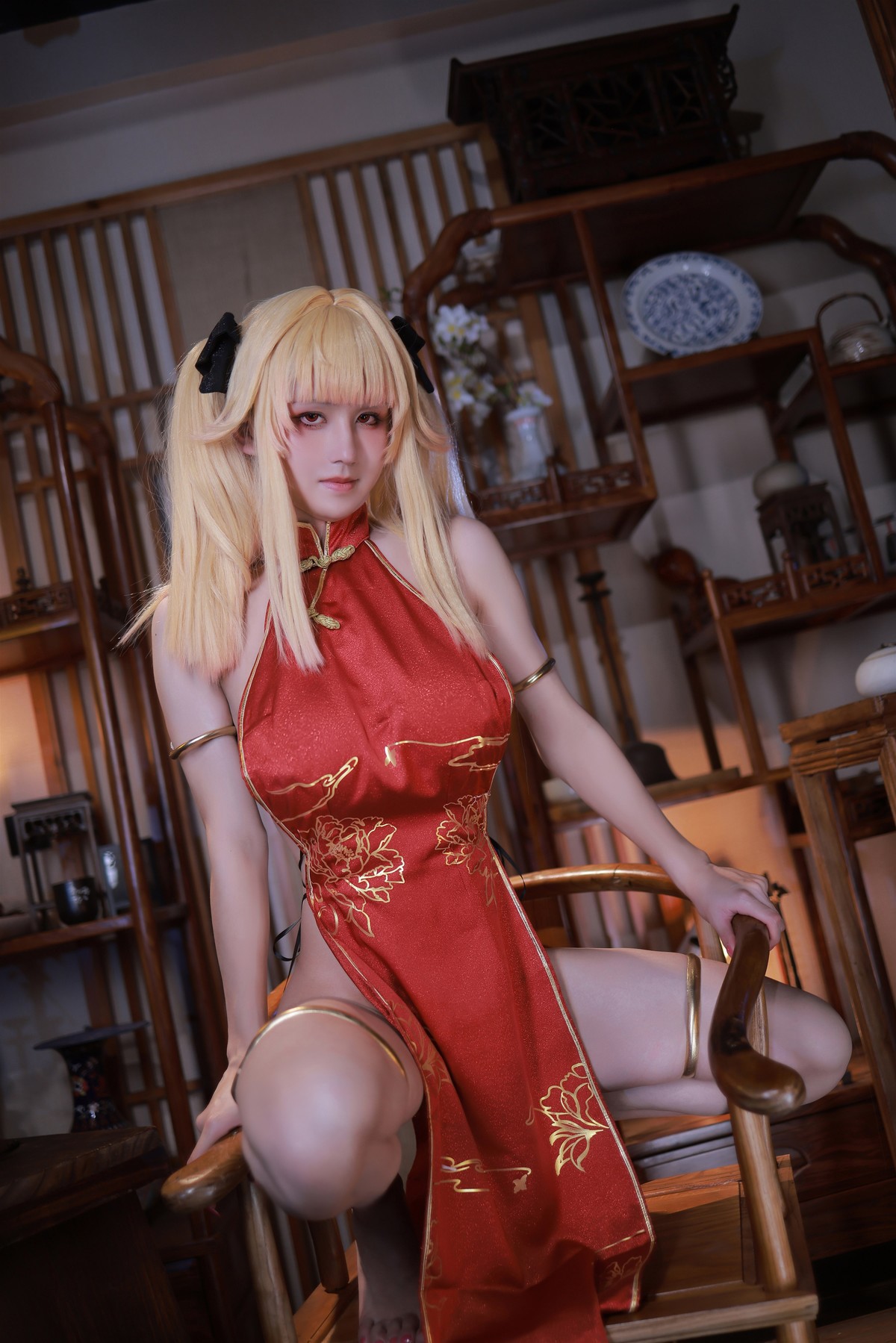 Sakura Man San Shi, Moe Ji Union, Qipao