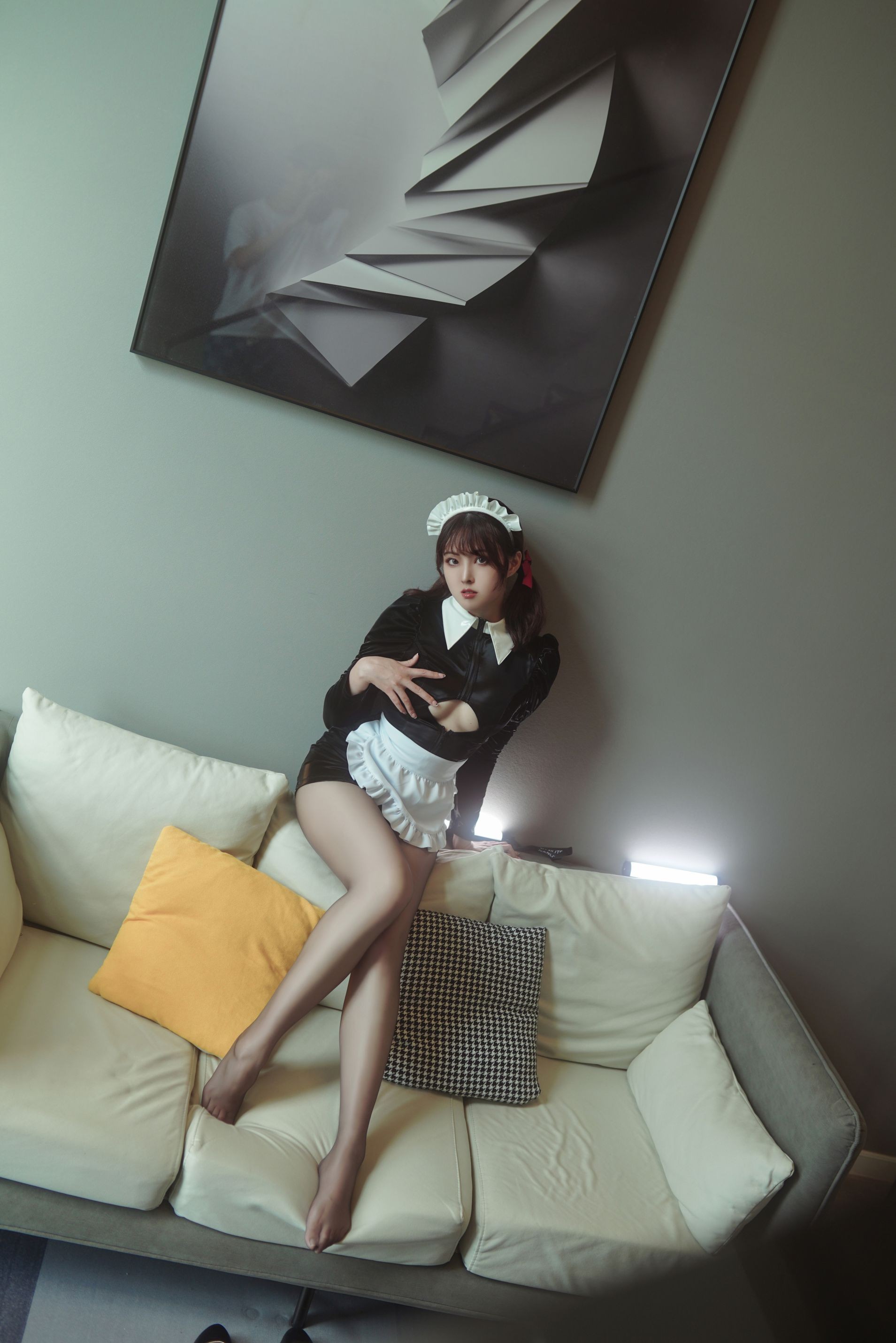 Natsuko夏夏子 - 漆黑女仆 50P