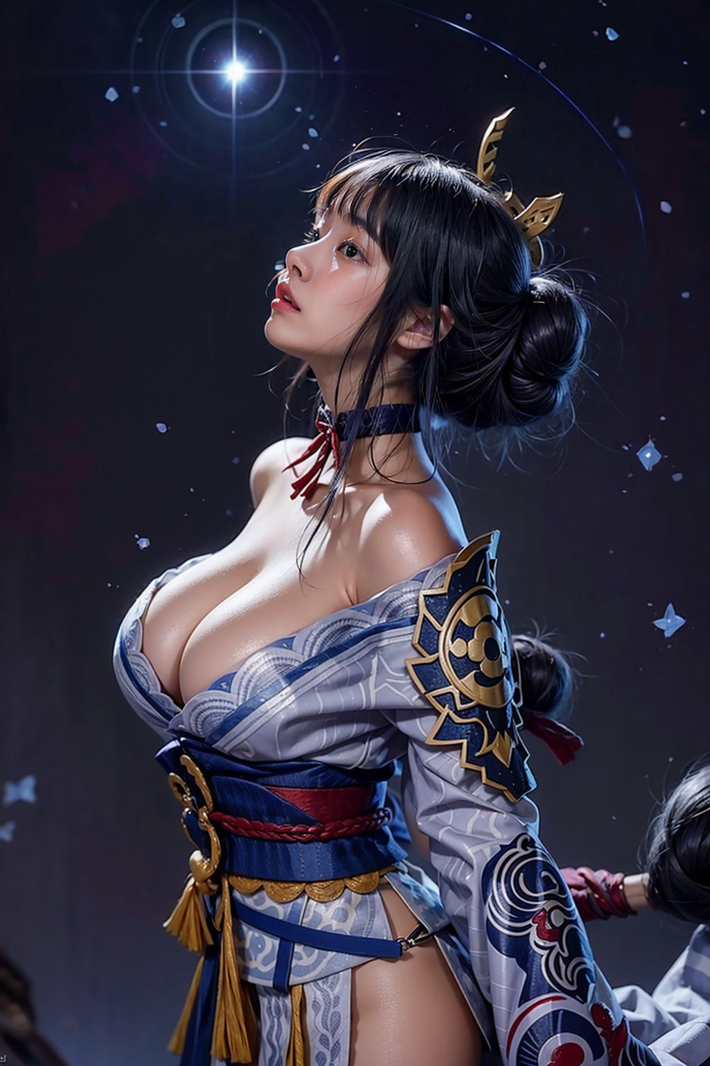 AI生成〜AI OFUG - 彼女の雷電将軍コスプレ