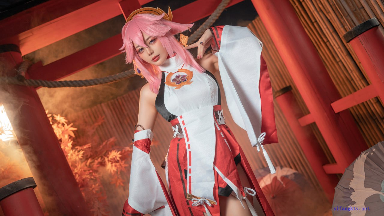 cosplay 九言 - 原神 八重神子