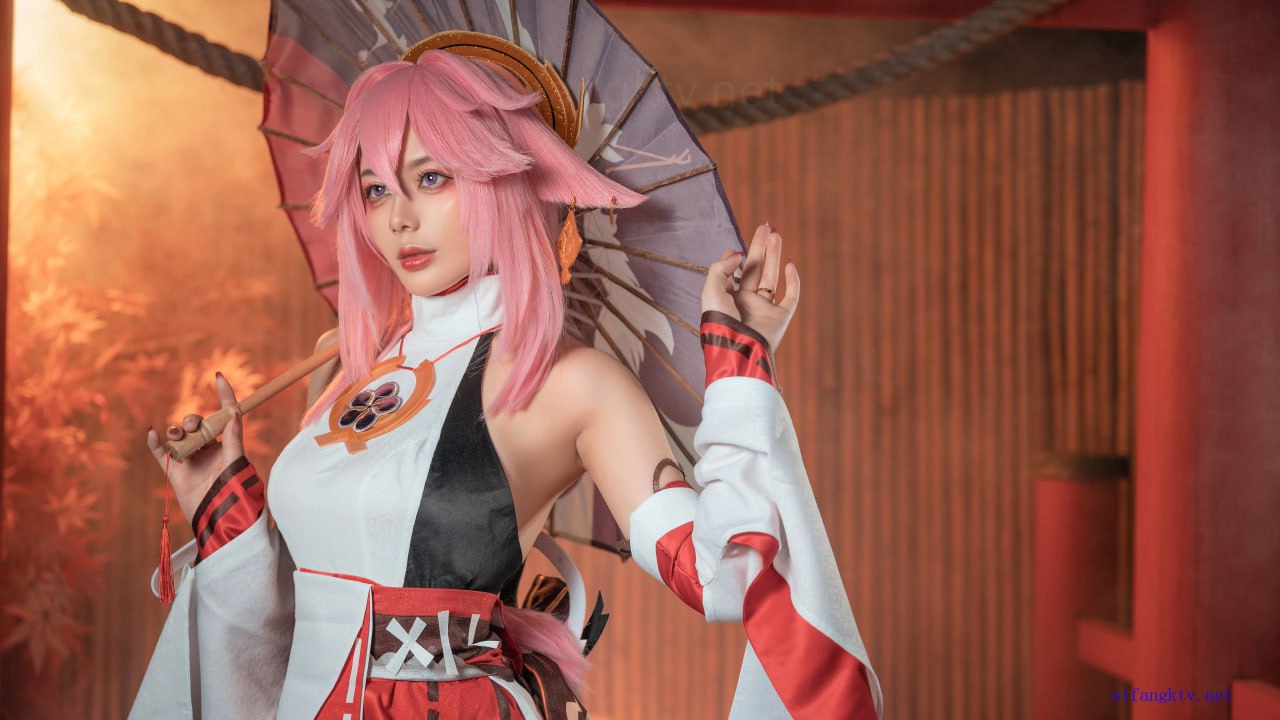 cosplay 九言 - 原神 八重神子