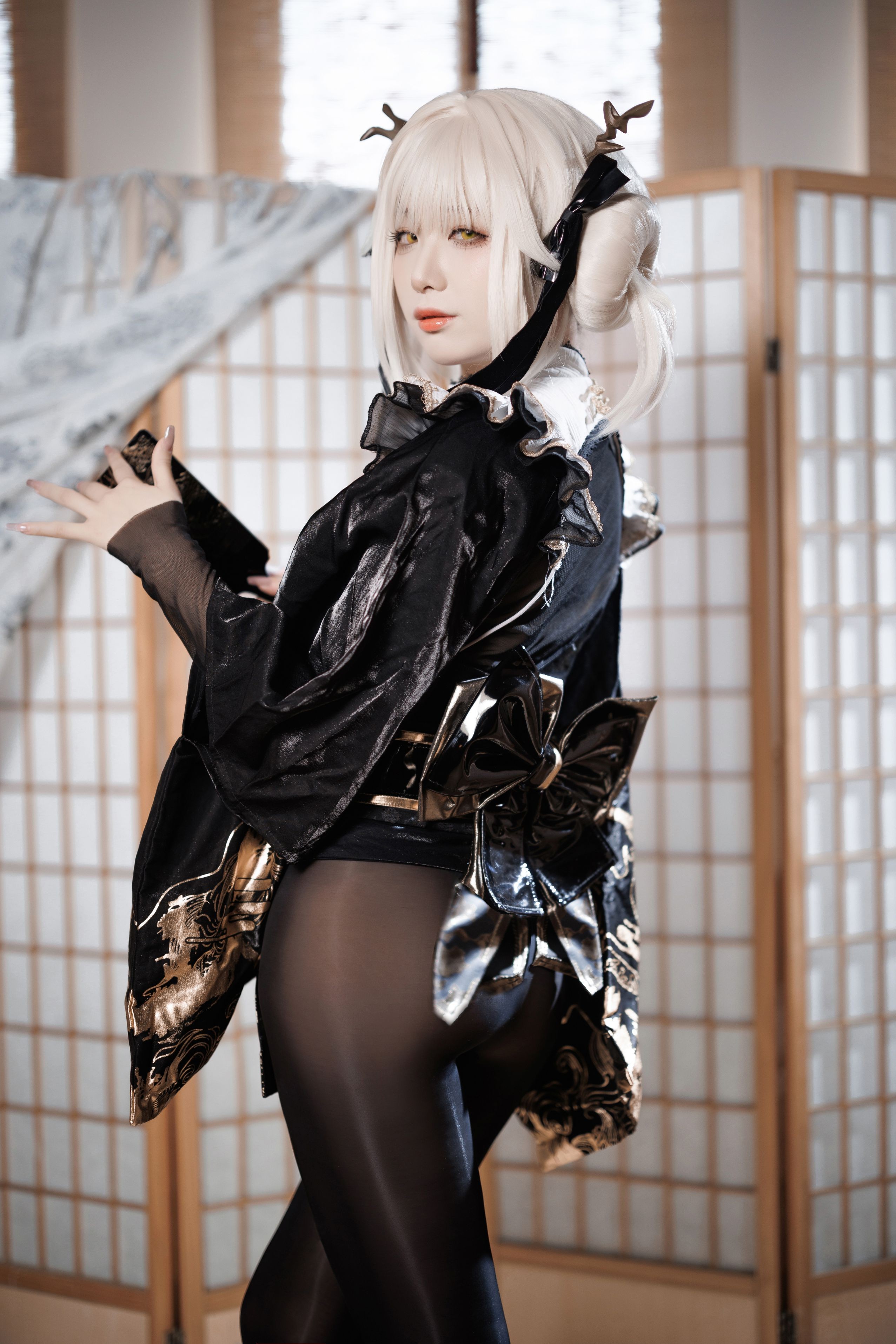 封疆疆v - NIKKE 白兔布兰儿 和服 40P