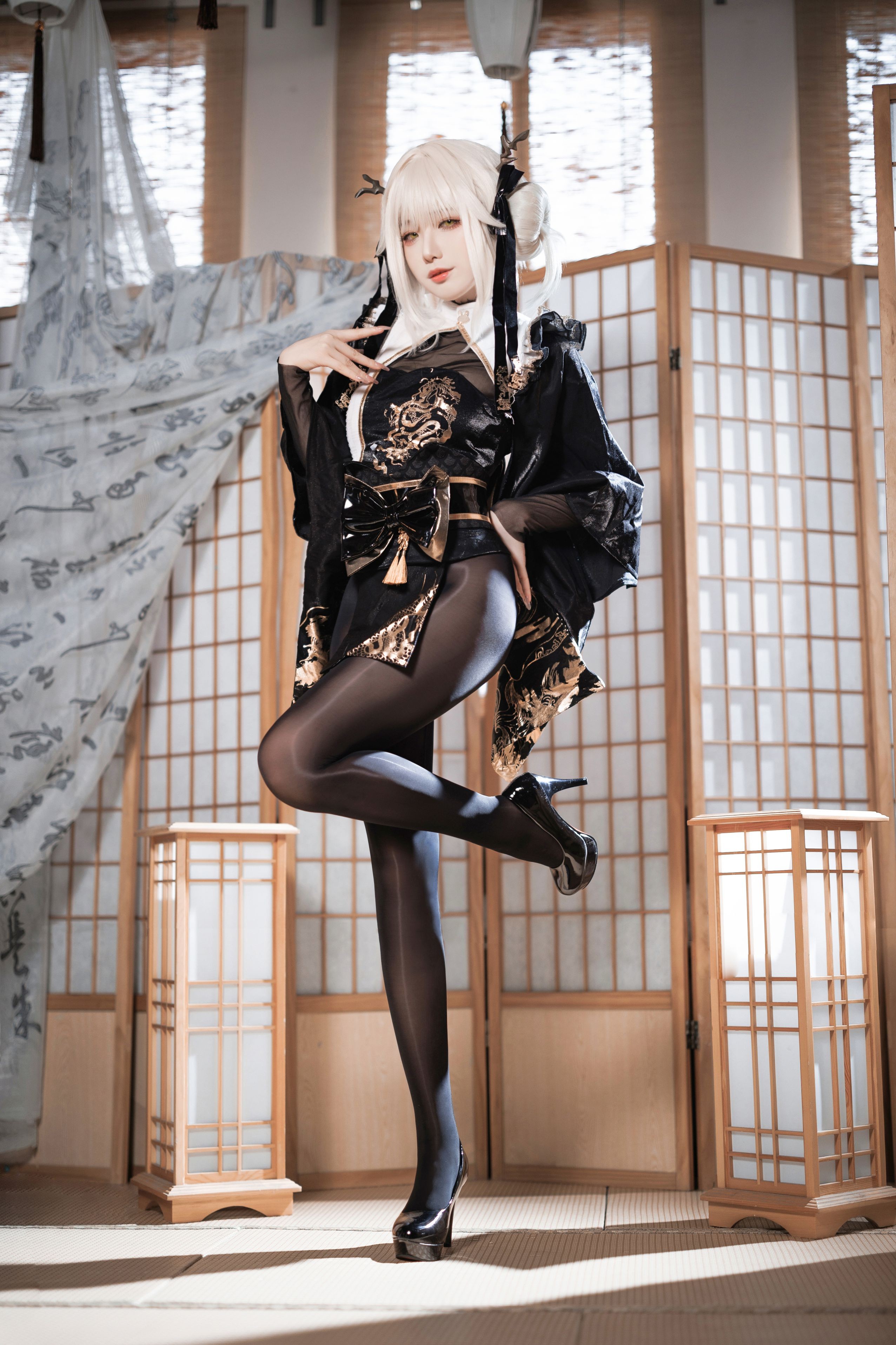 封疆疆v - NIKKE 白兔布兰儿 和服 40P