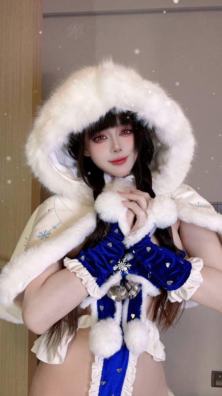 cosplay 九言 - 圣诞礼物自拍